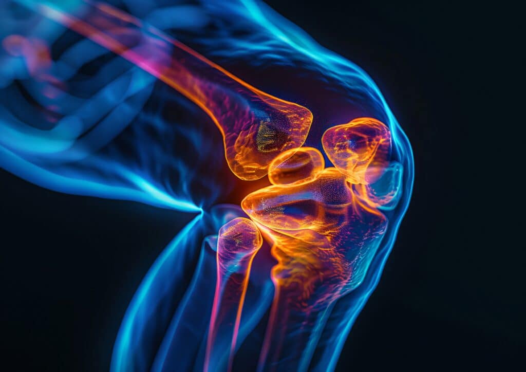 rayos x con colores de neon