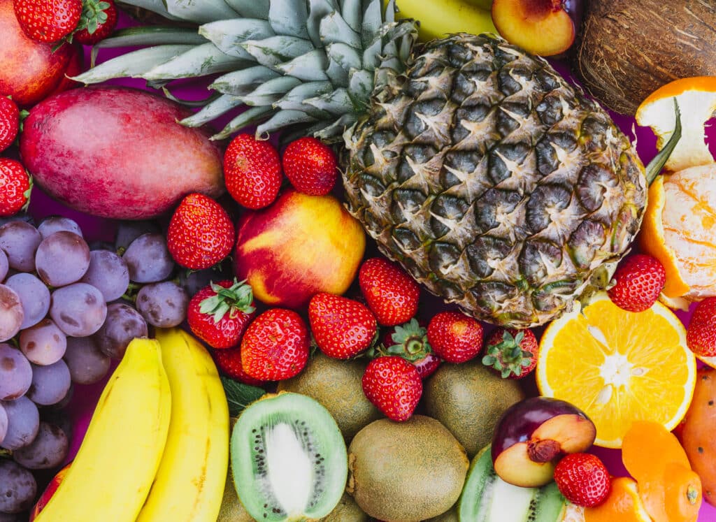 Fruta como postre o entre comidas